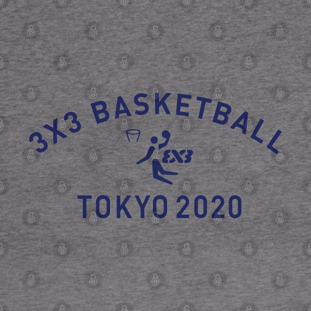 3 x 3 Basketball Olympics Tokyo 2020 Games pictograms by Aldebaran